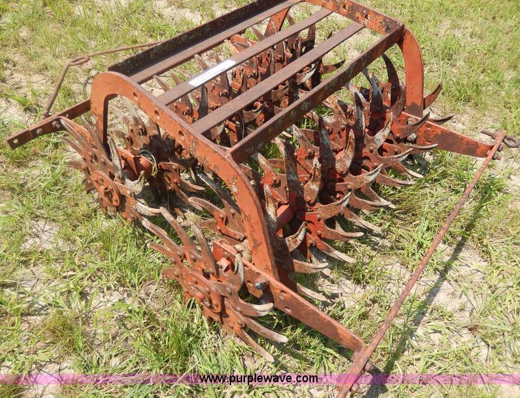 image for item AW9652 Pull behind lawn mower rotary hoe