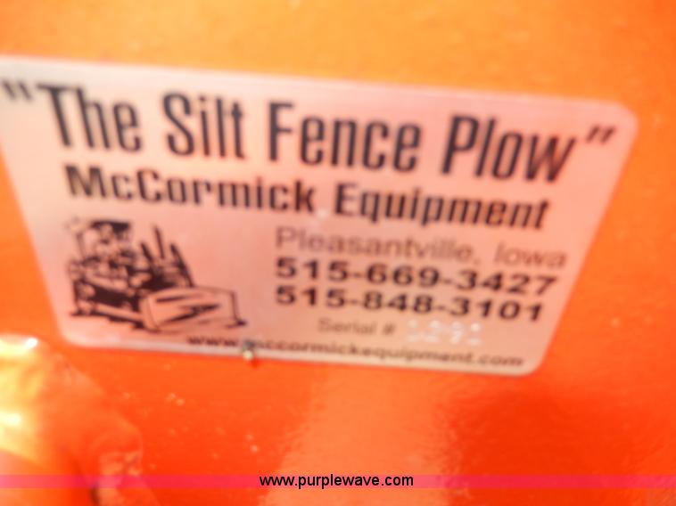 image for item AW9672 Silt fence plow