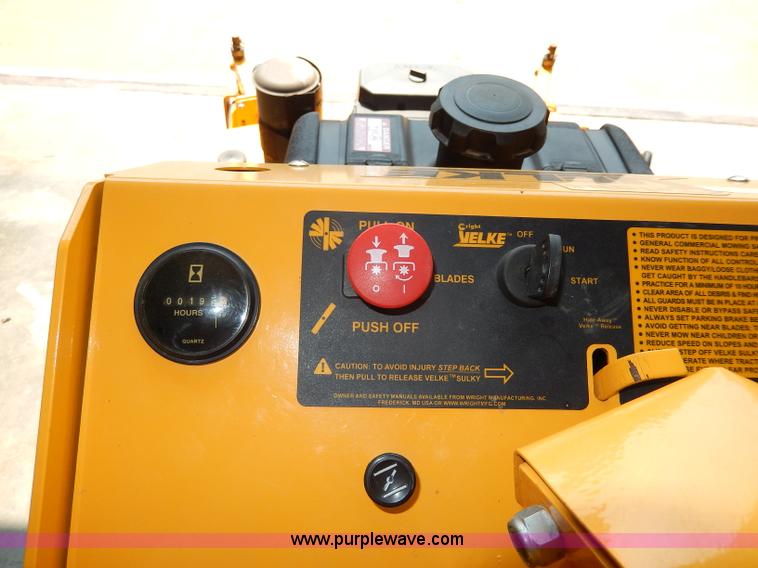 image for item AW9674 Wright Velke walk behind commercial lawn mower