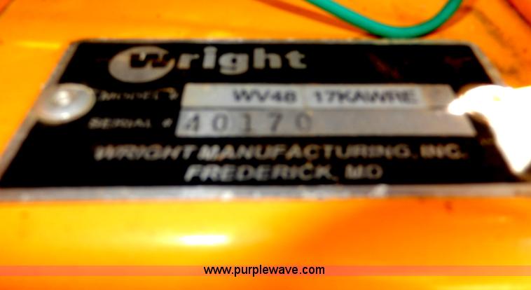 image for item AW9674 Wright Velke walk behind commercial lawn mower