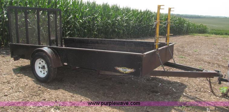 image for item F7079 2003 H&H flatbed utility trailer