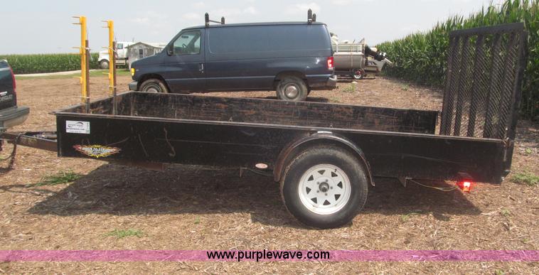 image for item F7079 2003 H&H flatbed utility trailer