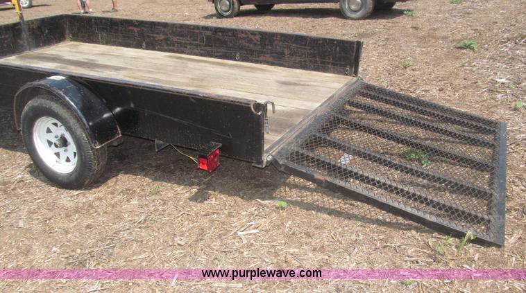 image for item F7079 2003 H&H flatbed utility trailer