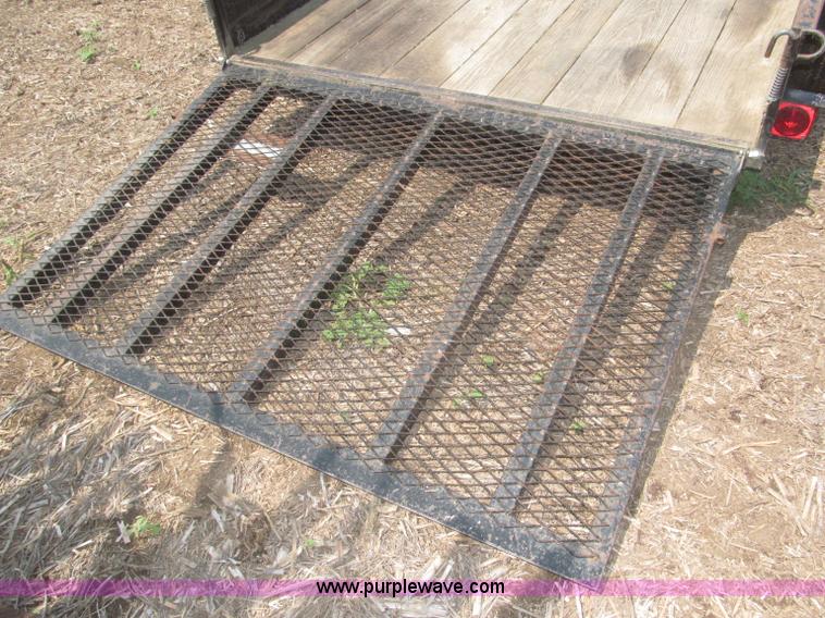 image for item F7079 2003 H&H flatbed utility trailer