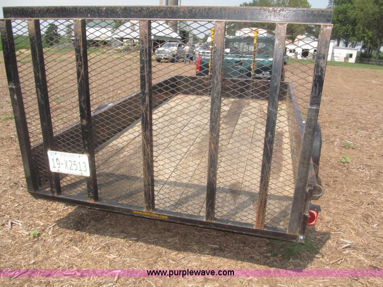 image for item F7079 2003 H&H flatbed utility trailer