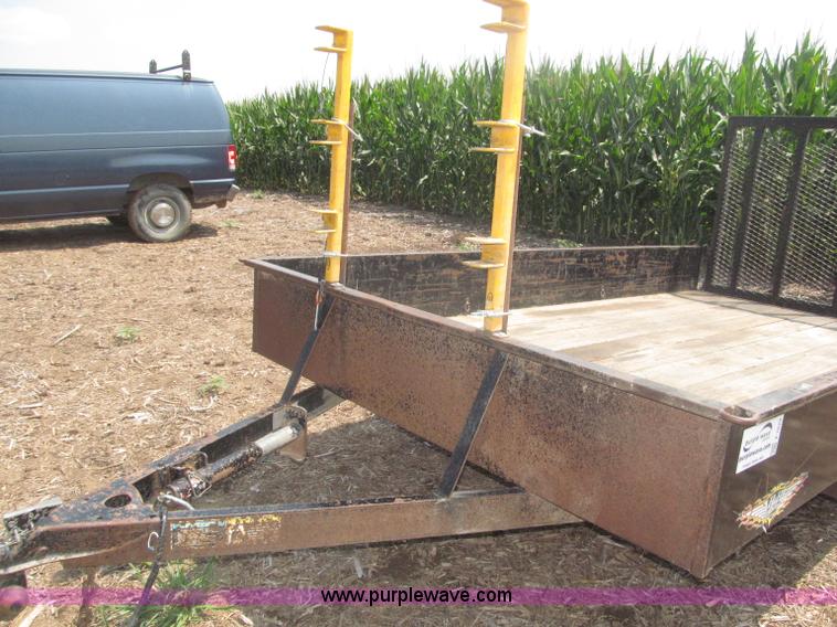 image for item F7079 2003 H&H flatbed utility trailer