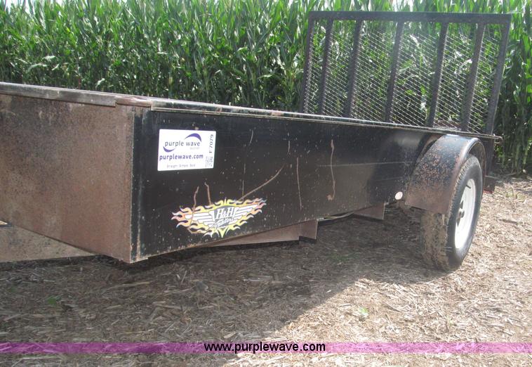 image for item F7079 2003 H&H flatbed utility trailer