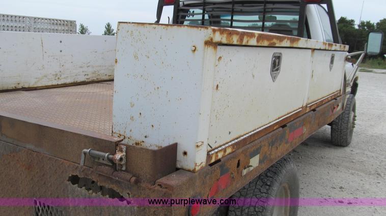 image for item G2070 1998 Dodge Ram 3500 Laramie SLT flatbed pickup truck