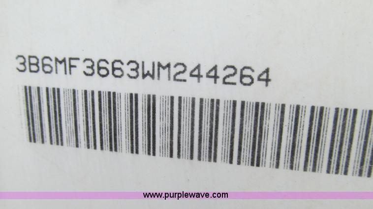 image for item G2070 1998 Dodge Ram 3500 Laramie SLT flatbed pickup truck