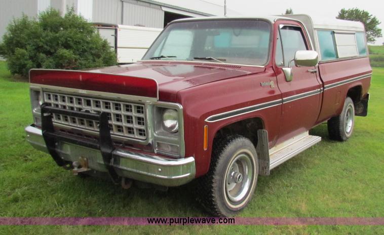 image for item G4077 1980 Chevrolet Scottsdale pickup truck