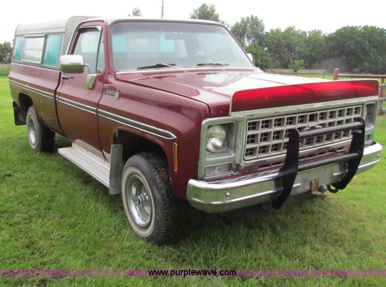image for item G4077 1980 Chevrolet Scottsdale pickup truck