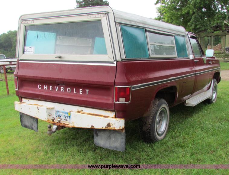 image for item G4077 1980 Chevrolet Scottsdale pickup truck