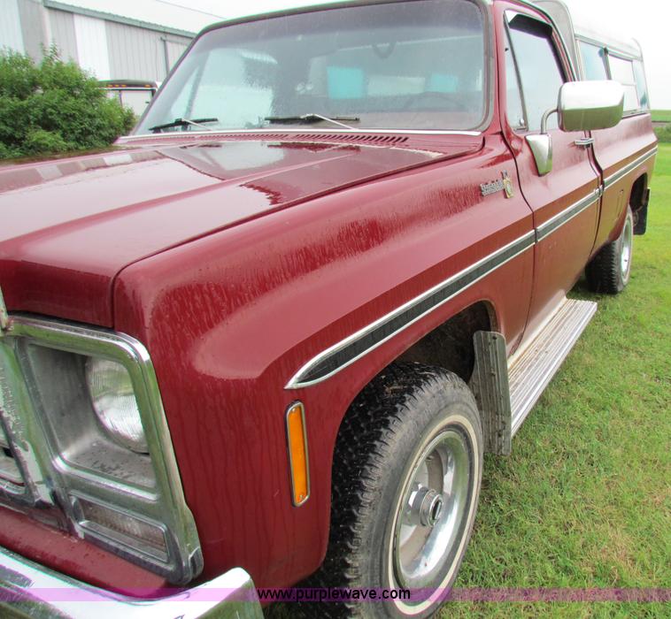 image for item G4077 1980 Chevrolet Scottsdale pickup truck