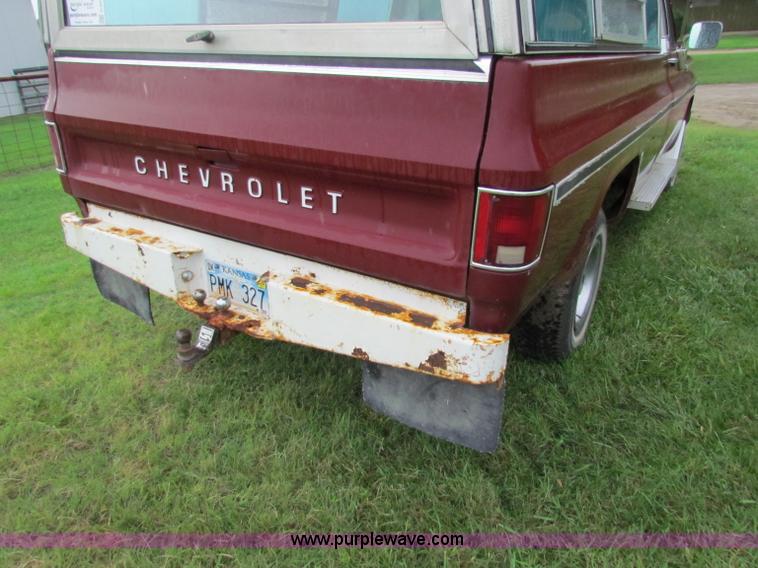 image for item G4077 1980 Chevrolet Scottsdale pickup truck