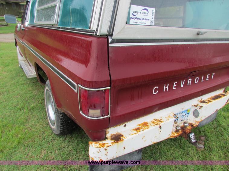 image for item G4077 1980 Chevrolet Scottsdale pickup truck