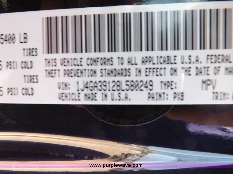 image for item I7664 2008 Jeep Wrangler Unlimited