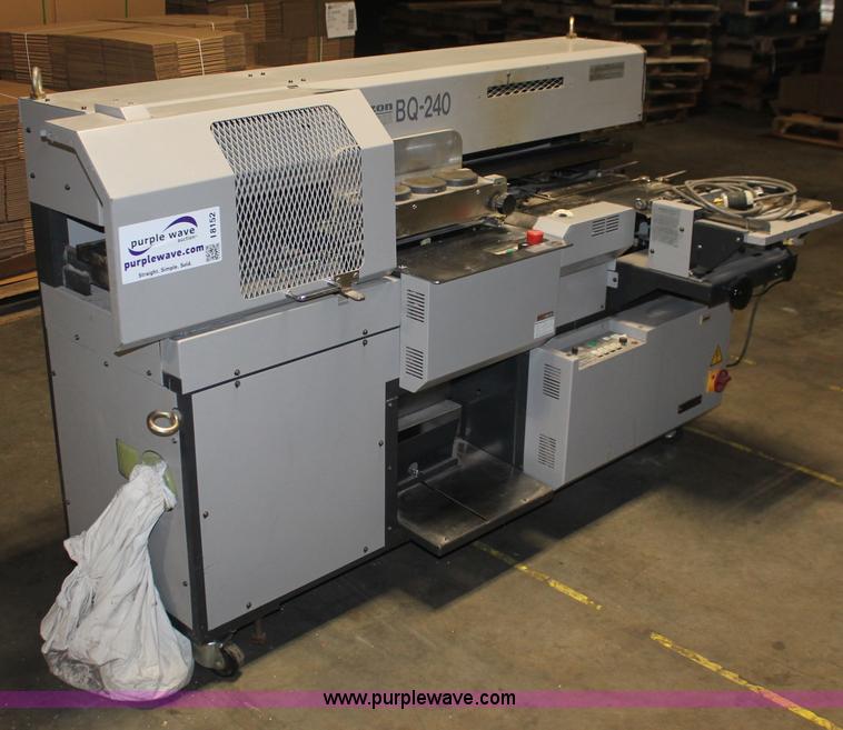 image for item I8152 Horizon BQ-240 perfect bound book binder