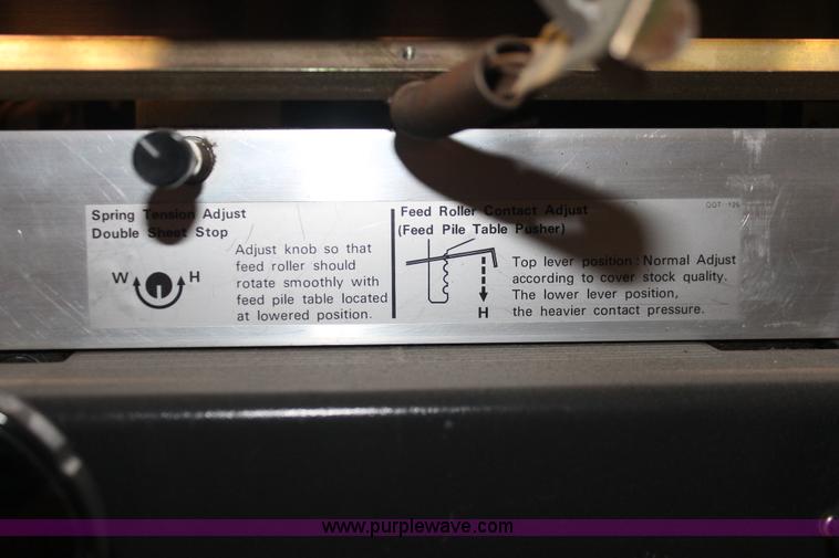 image for item I8152 Horizon BQ-240 perfect bound book binder