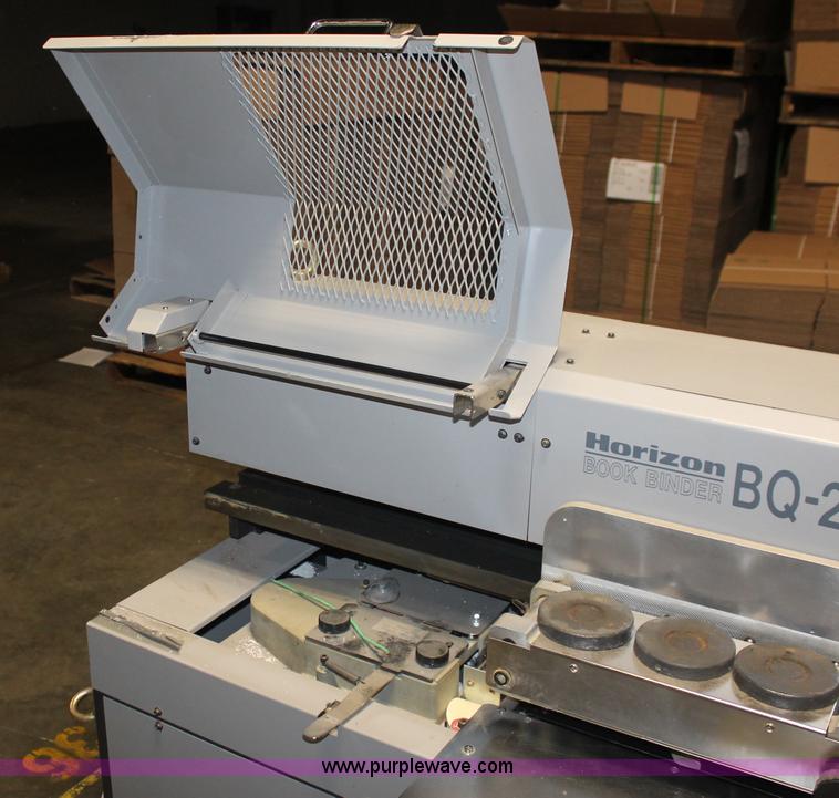 image for item I8152 Horizon BQ-240 perfect bound book binder