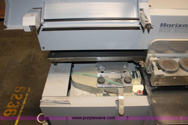 image for item I8152 Horizon BQ-240 perfect bound book binder