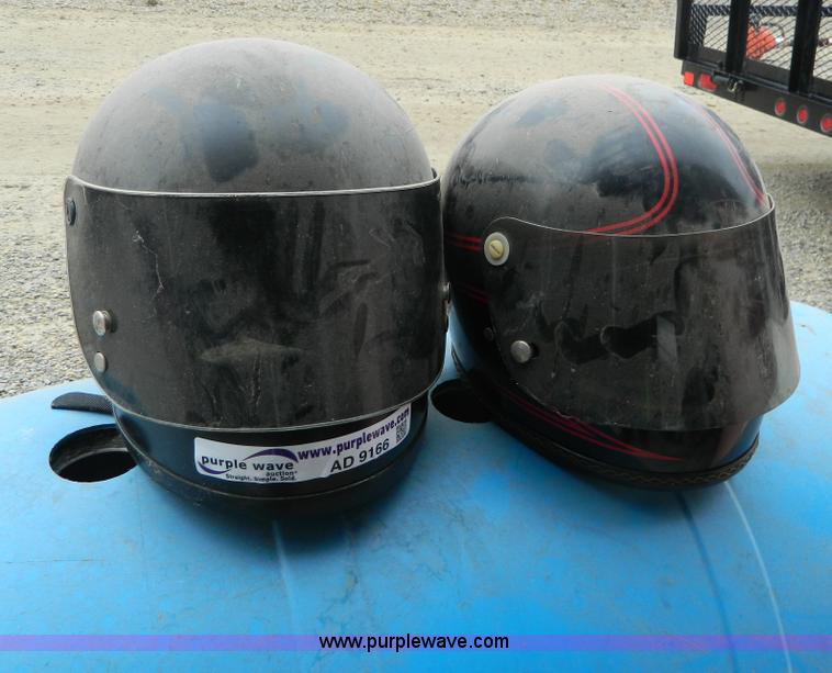 image for item AD9166 (2) motorcycle/ATV helmets