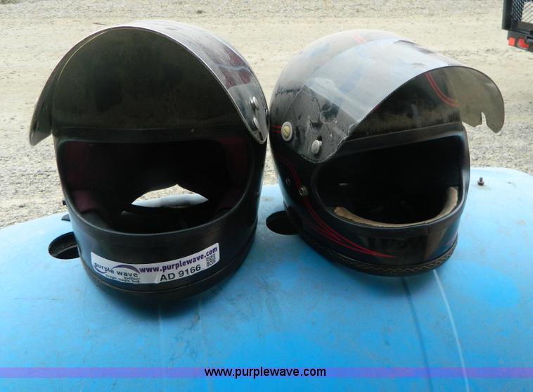 image for item AD9166 (2) motorcycle/ATV helmets