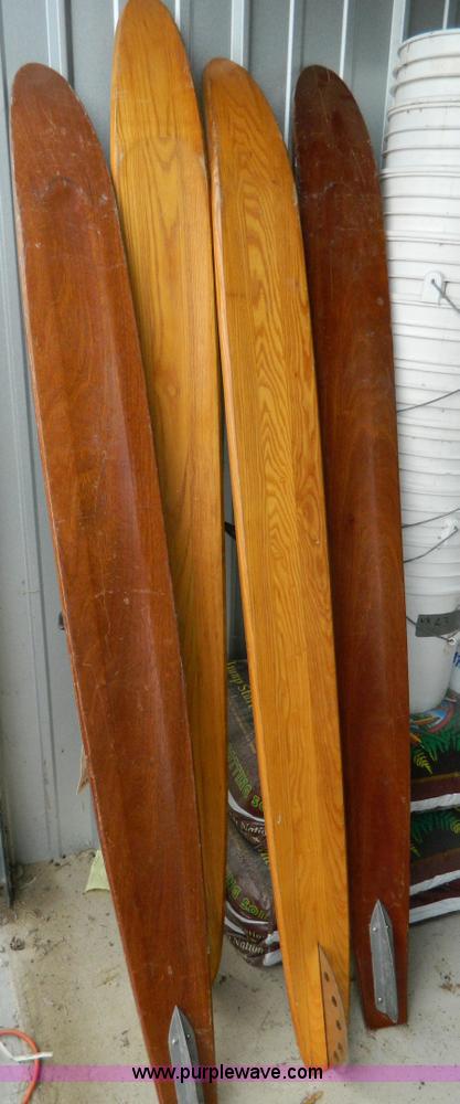 image for item AD9169 (2) sets of wood water skis
