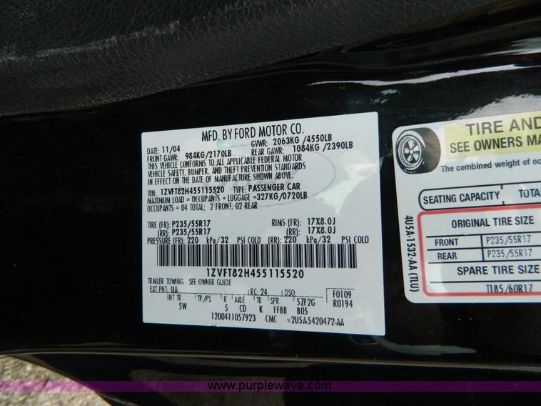 image for item AD9181 2005 Ford Mustang GT