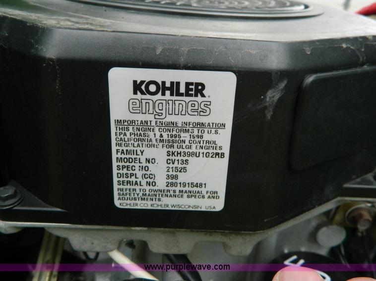 image for item AD9183 John Deere LT133 lawn mower