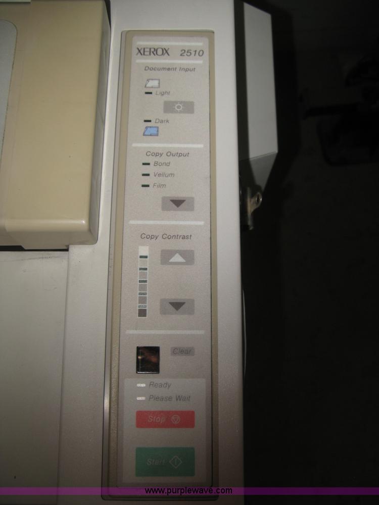 image for item AN9709 Xerox 2510 engineer large document copier