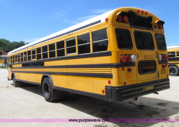 image for item D7448 2003 Blue Bird TC2000 school bus