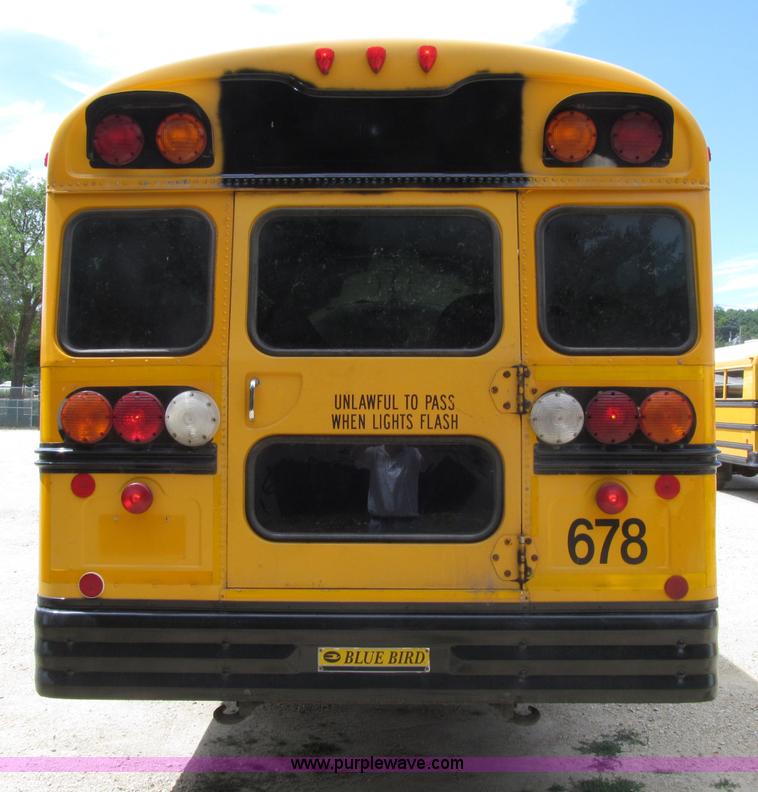 image for item D7448 2003 Blue Bird TC2000 school bus