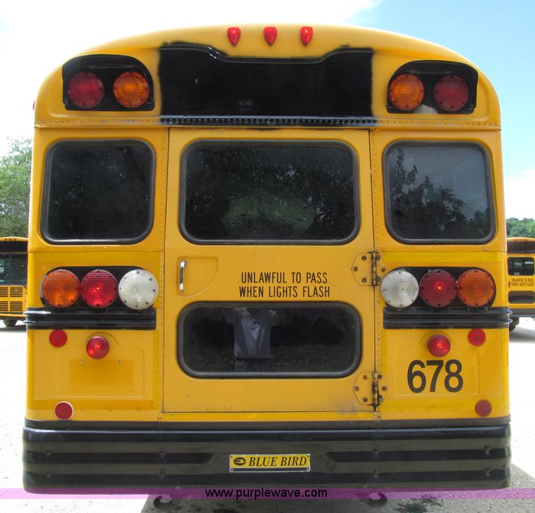 image for item D7448 2003 Blue Bird TC2000 school bus