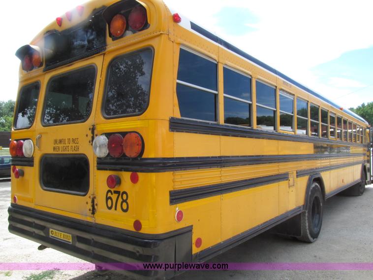 image for item D7448 2003 Blue Bird TC2000 school bus