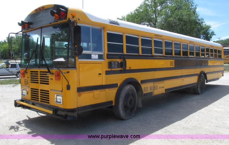 image for item D7455 2001 Thomas school bus