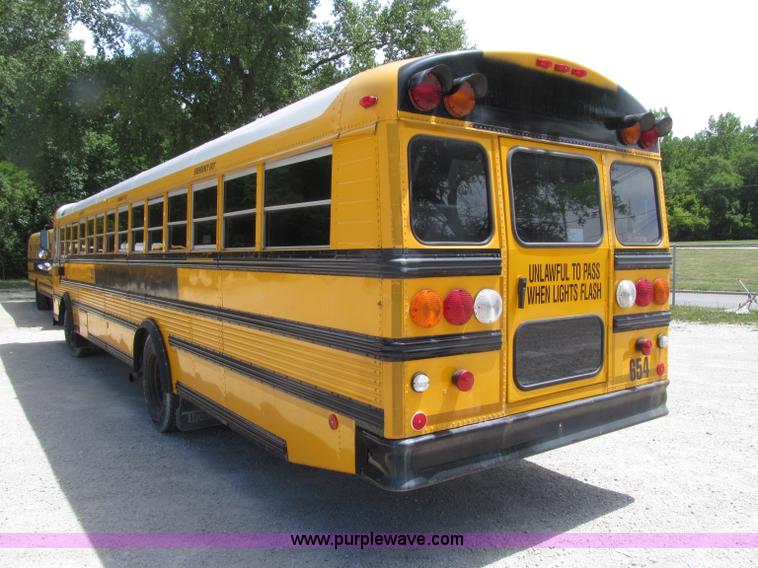 image for item D7455 2001 Thomas school bus