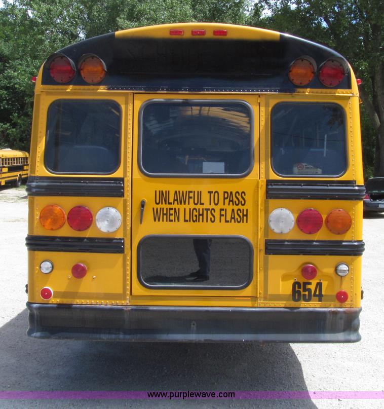 image for item D7455 2001 Thomas school bus