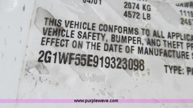 image for item G2082 2001 Chevrolet Impala