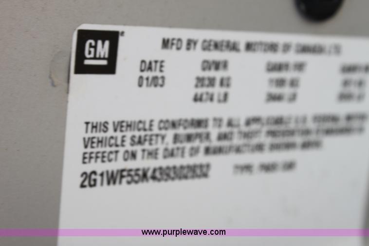 image for item G4112 2003 Chevrolet Impala