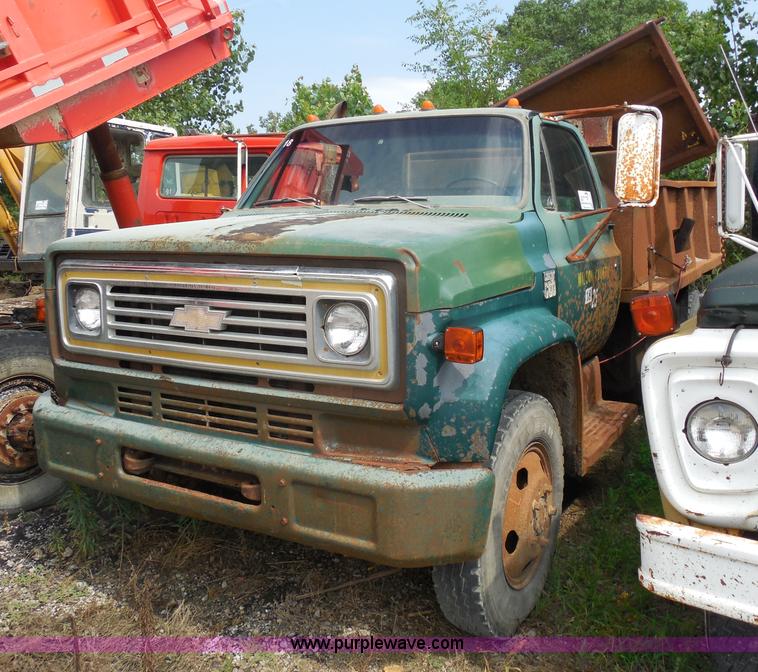 image for item H3203 1975 Chevrolet C60 dump truck