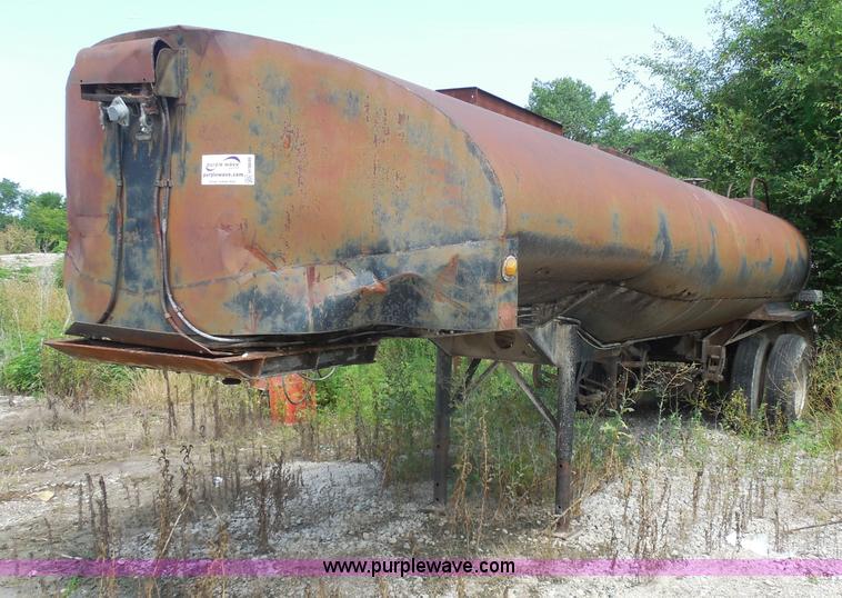 image for item H9848 1957 Standard Steel Works water tank trailer