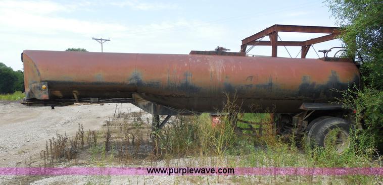 image for item H9848 1957 Standard Steel Works water tank trailer