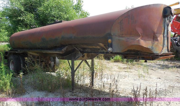 image for item H9848 1957 Standard Steel Works water tank trailer