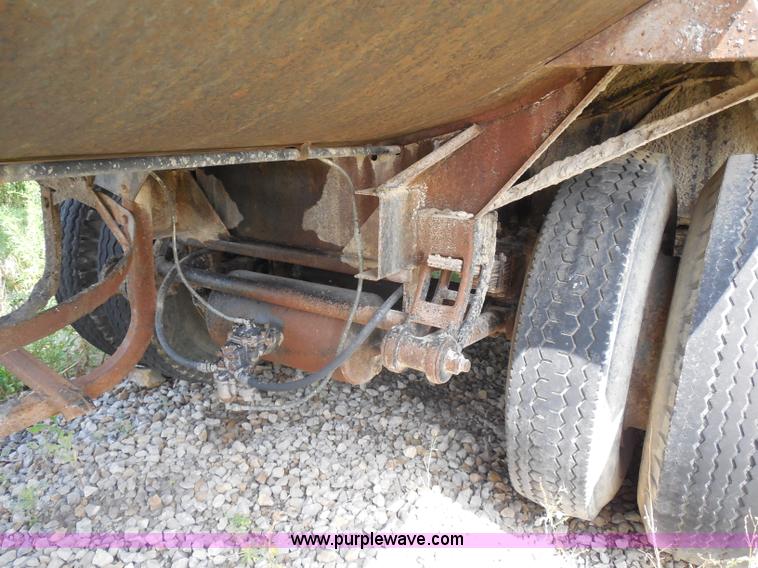 image for item H9848 1957 Standard Steel Works water tank trailer