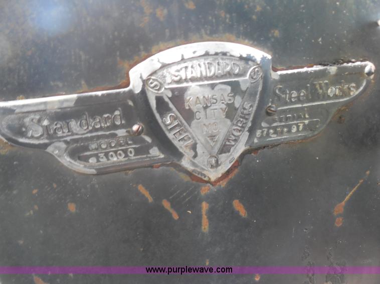 image for item H9848 1957 Standard Steel Works water tank trailer