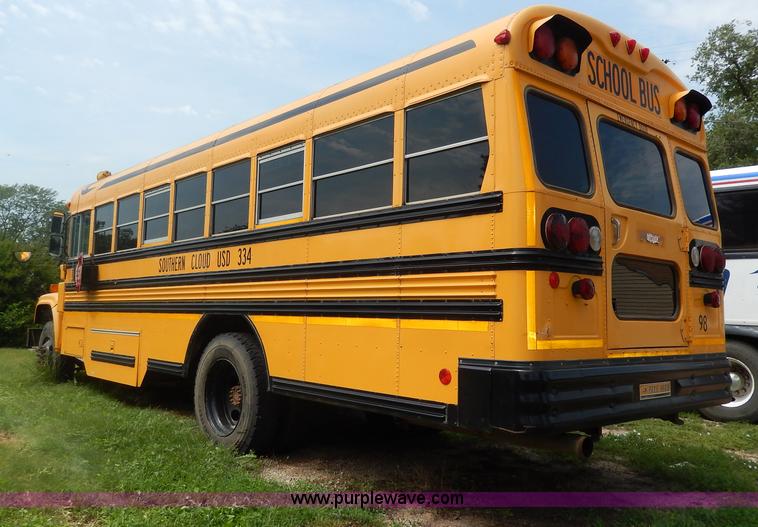 image for item I4345 1999 Chevrolet Blue Bird school bus