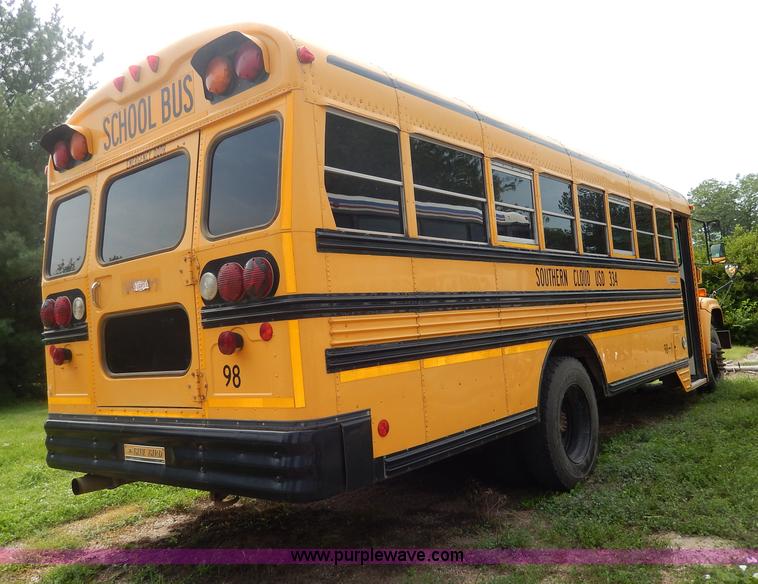 image for item I4345 1999 Chevrolet Blue Bird school bus