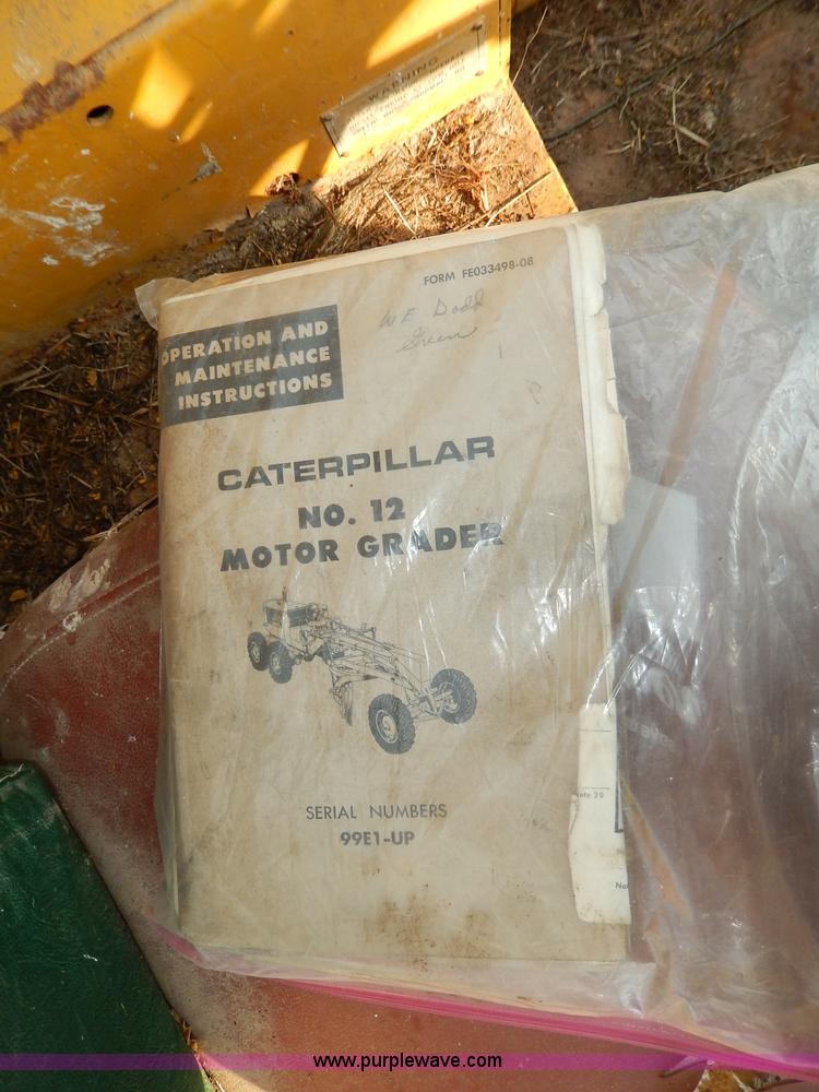 image for item I4375 1960 Caterpillar 12 Road Patrol Series E motor grader