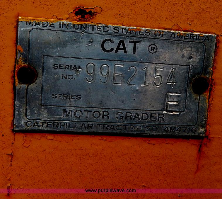 image for item I4375 1960 Caterpillar 12 Road Patrol Series E motor grader