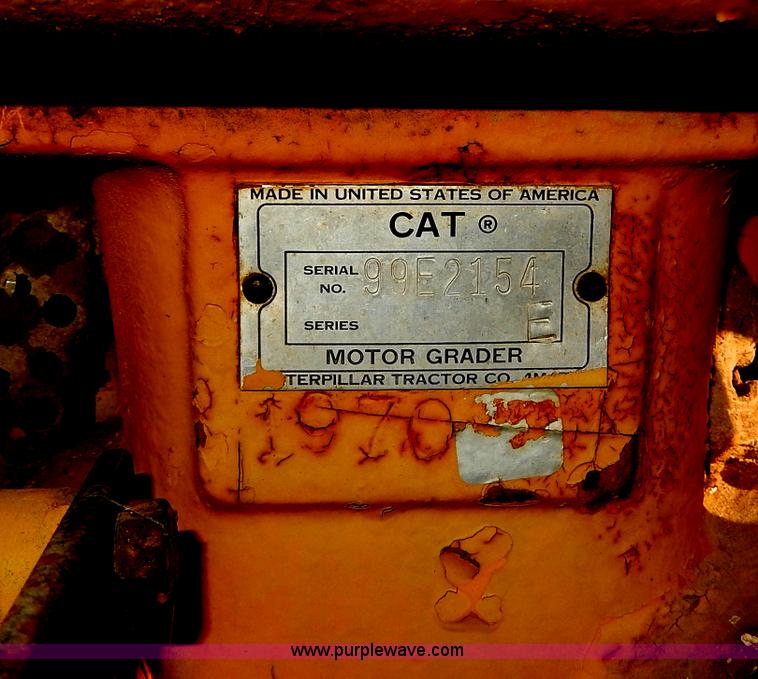 image for item I4375 1960 Caterpillar 12 Road Patrol Series E motor grader